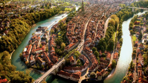 Berne vue du ciel